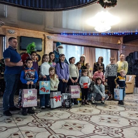 Christmas miracle visited children in Vyshogorod