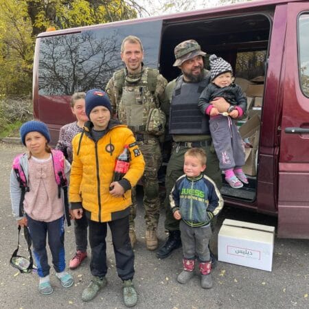 Food parcels for Kherson region