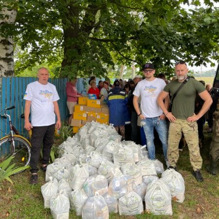 The villages of Ozershchyna and Dmytrivka received assistance.