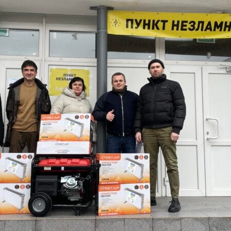 We handed over a generator and 6 convectors to the point of indestructibility
